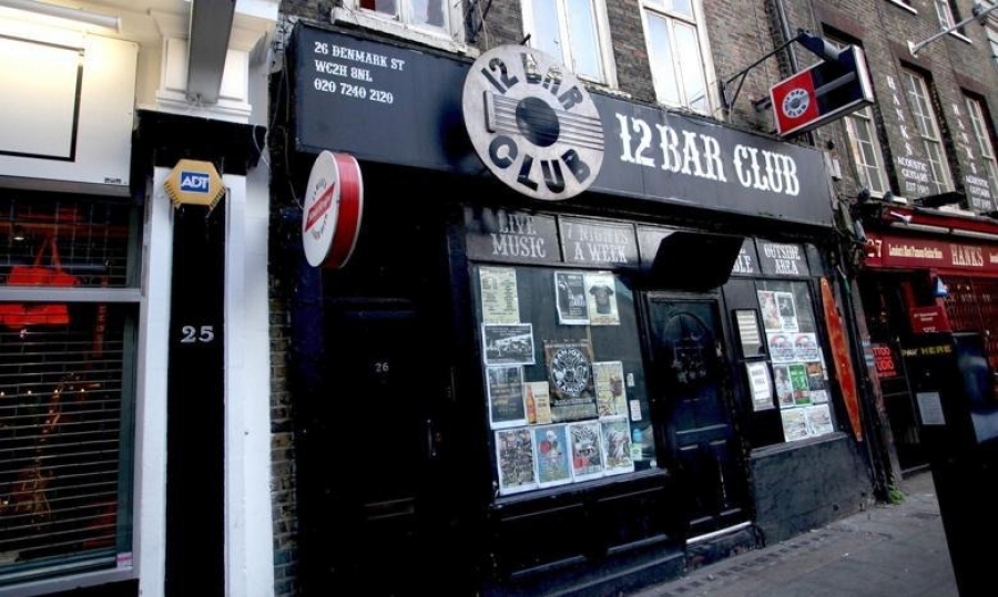  The Twelve Bar Club on Denmark Street, in Central London, which is due to be closed down, has hosted many rock legends since the seventies 